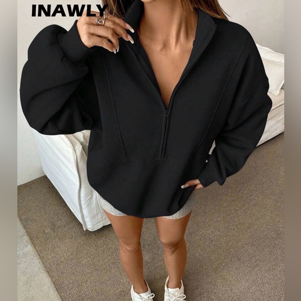 Black Women's Pullover Hoodie